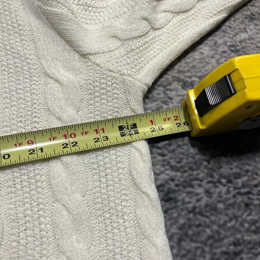 NWT Vintage Prestige Cardigan Sweater Mens XXL White Grandpa 80s‎ 90s